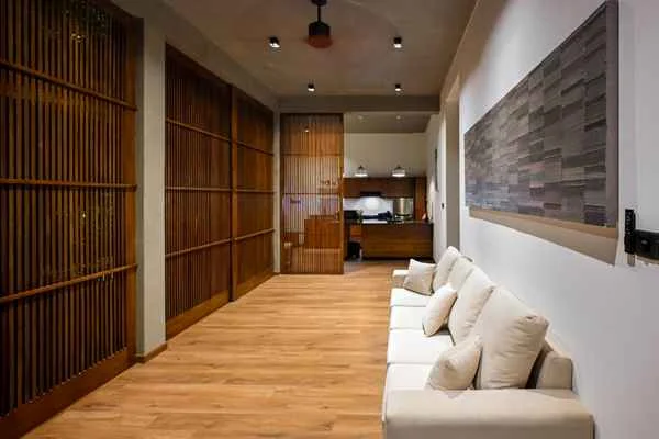 Two-bedroom apartment living area at Habitat Boutique Villa
